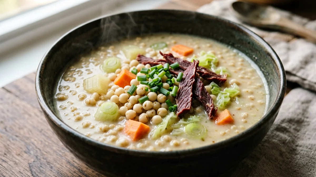 Zuppa svizzera d'orzo dei Grigioni