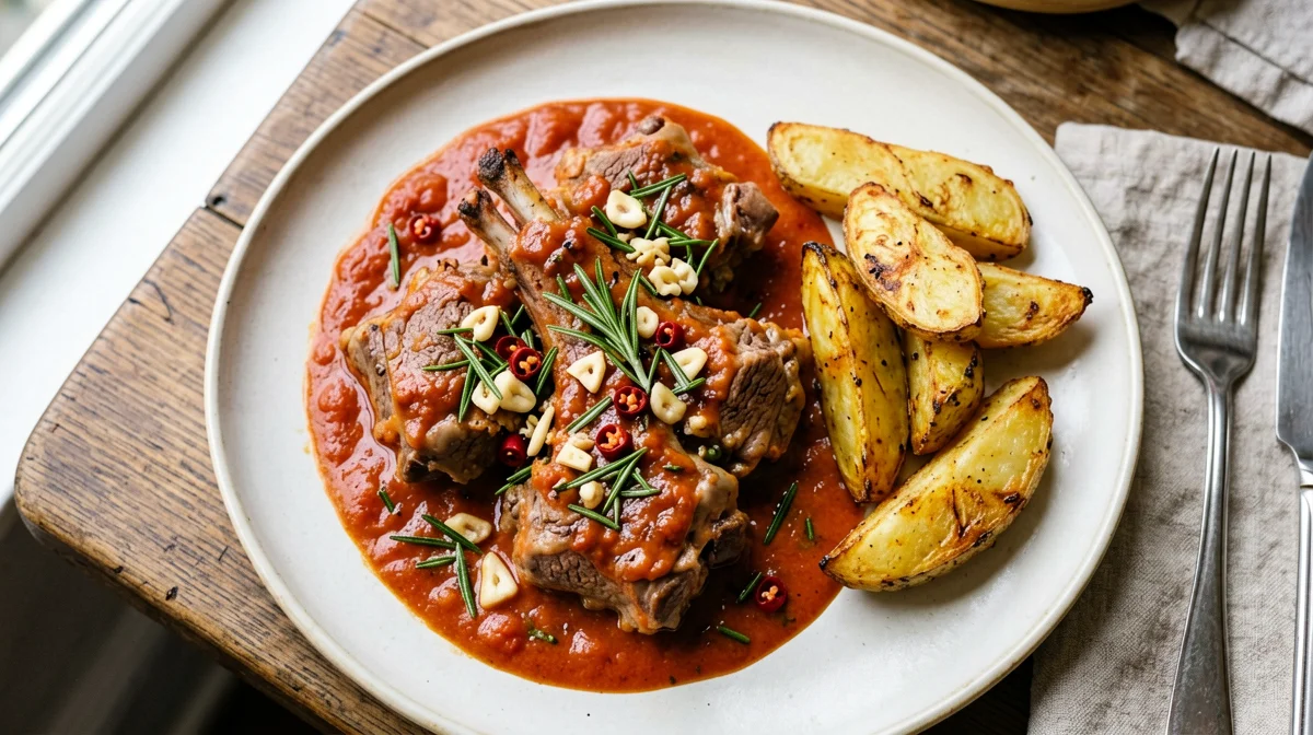 Coniglio in potacchio con patate