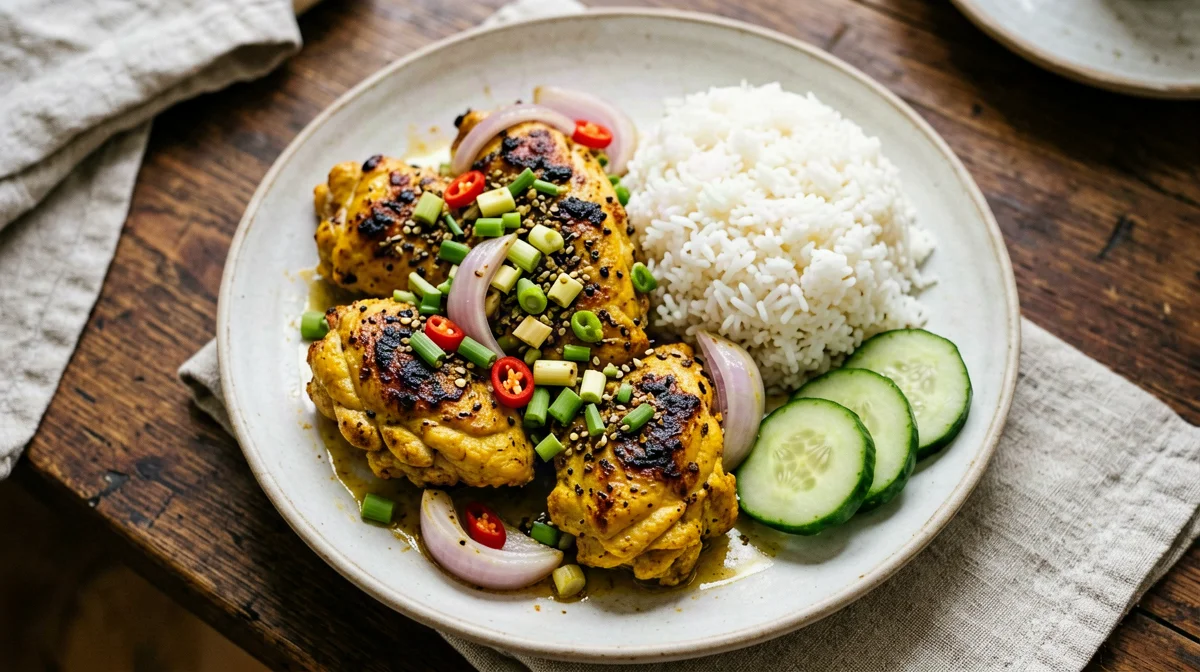 Vietnamese lemongrass chilli chicken