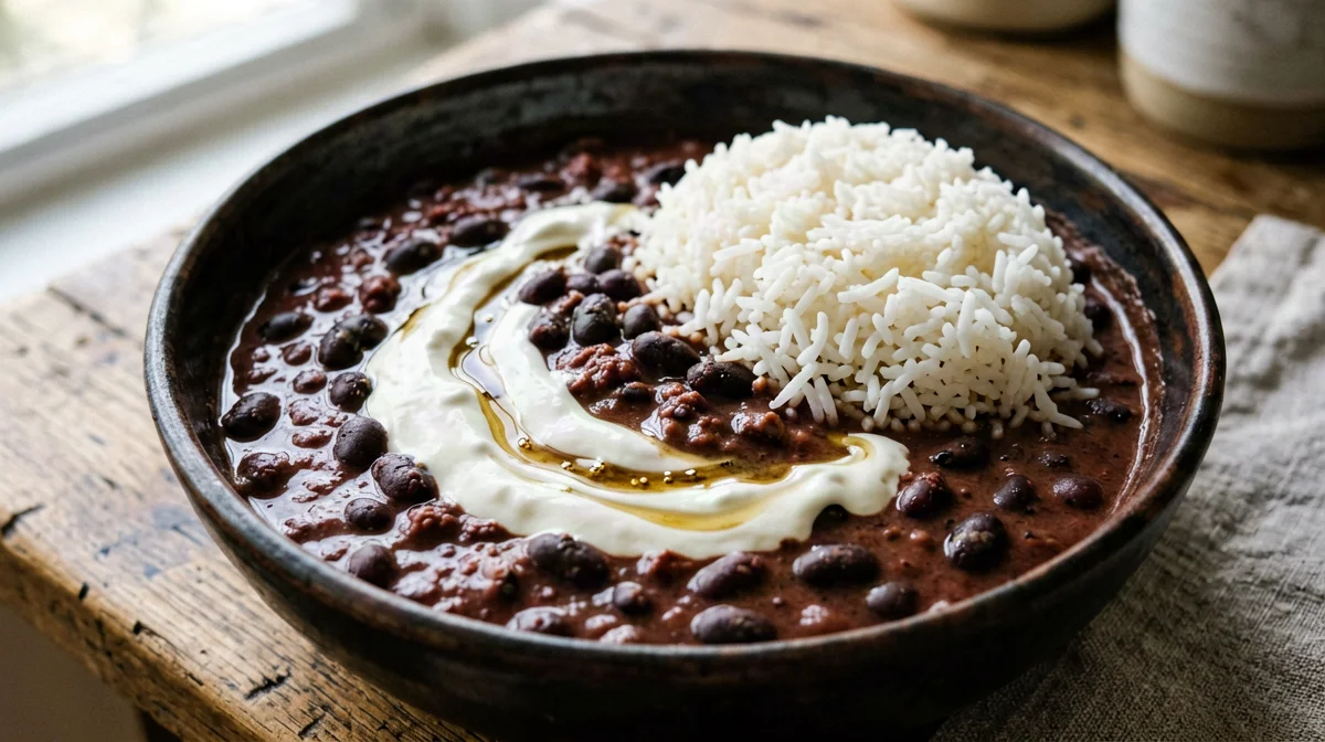 Light black bean and lentil dal makhani