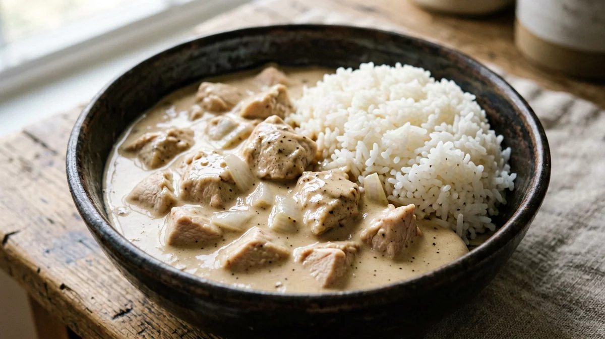 Korma di pollo leggero con anacardi e yogurt