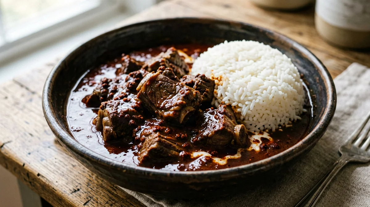 Rogan josh di agnello magro con riso basmati