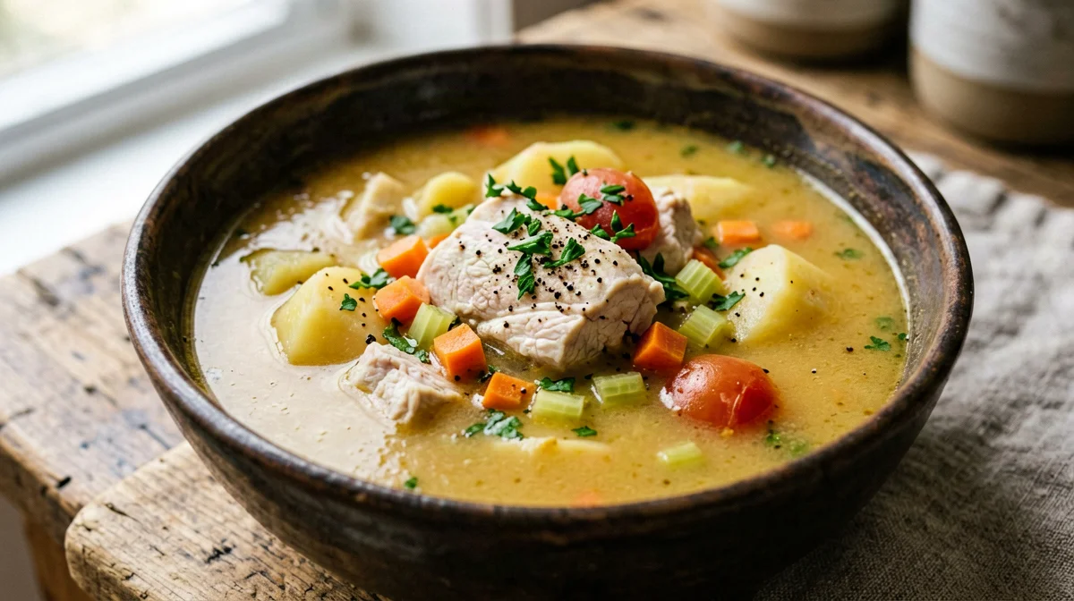 Kakavia: zuppa di pesce greca con cernia e patate