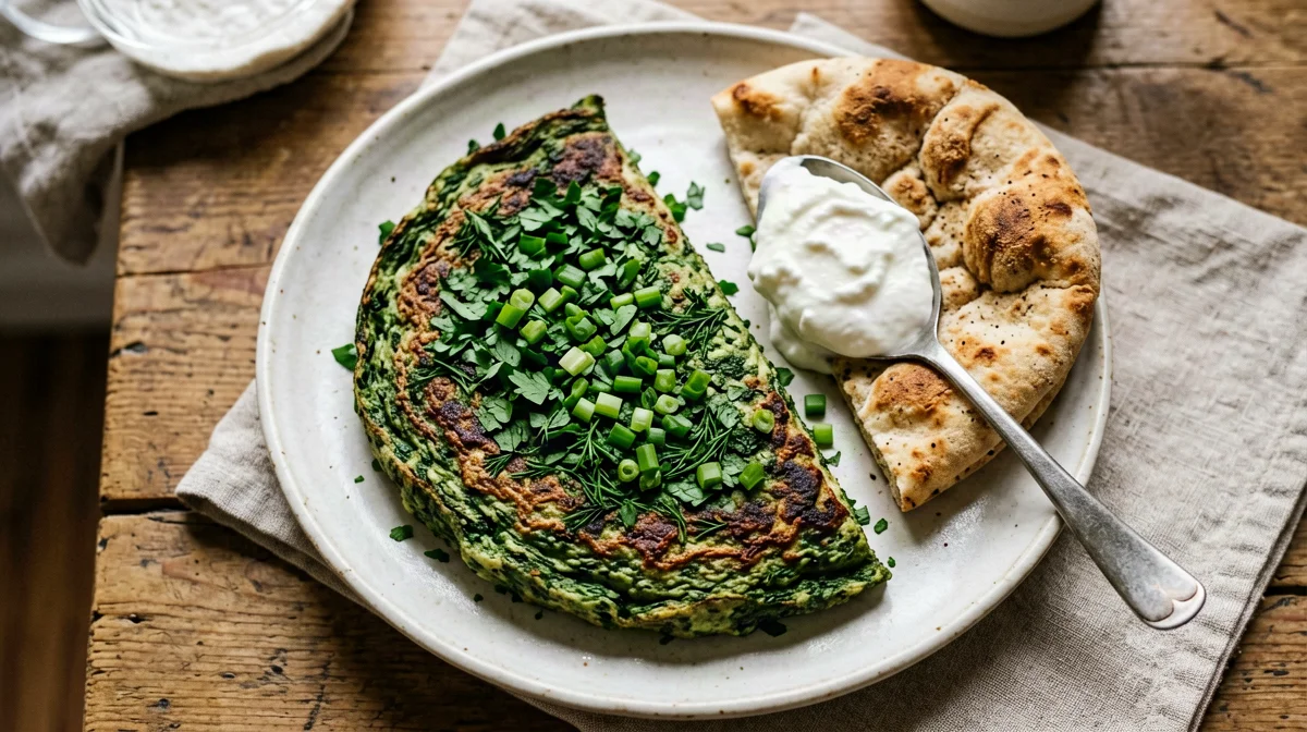 Kuku sabzi alle erbe con yogurt e pita integrale