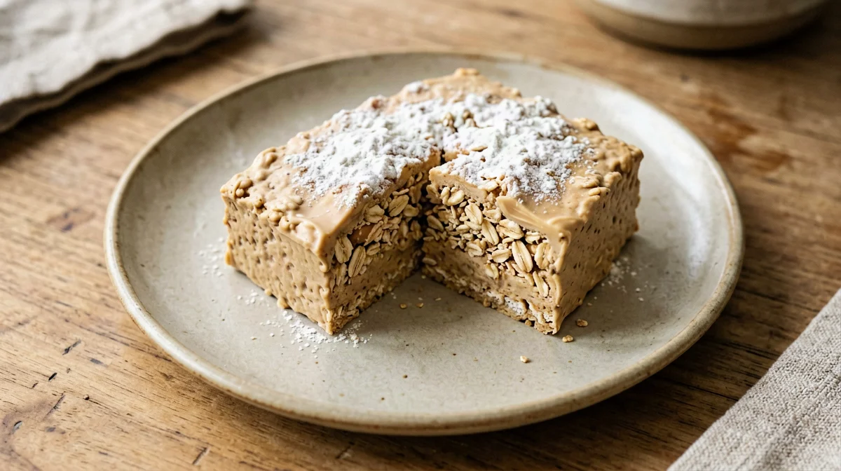Barretta di avena e latte in polvere al burro di arachidi