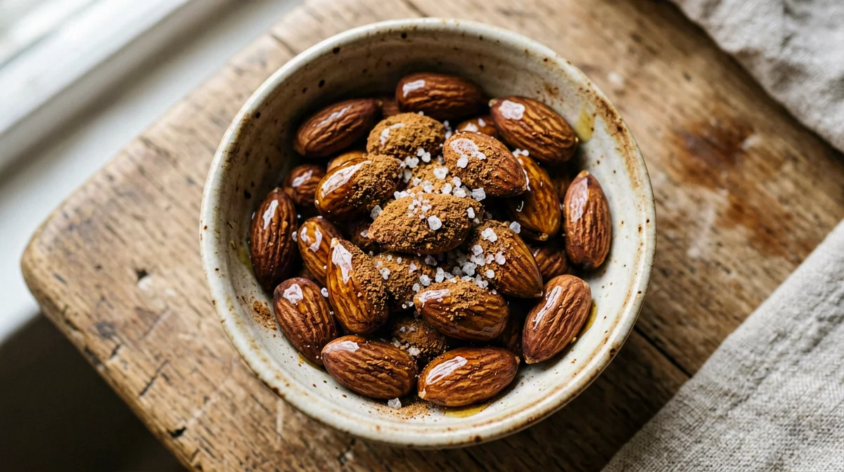 Honey cinnamon roasted almonds