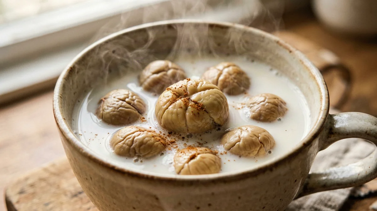 Castagne secche al latte e cannella