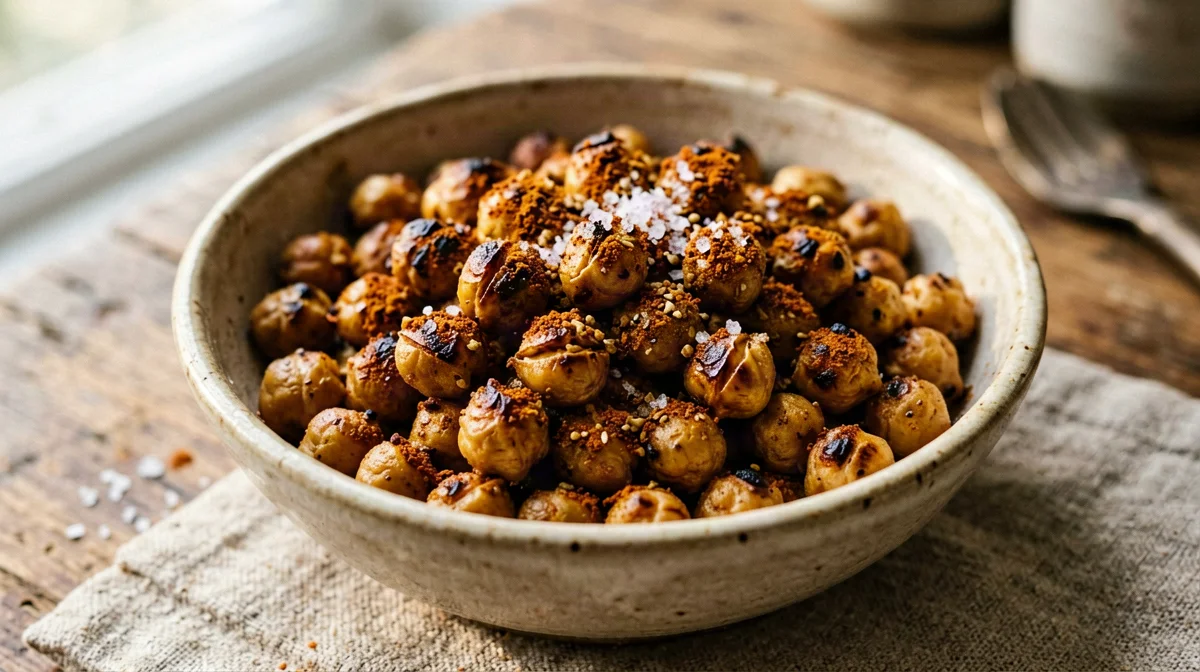 Smoked paprika crispy roasted chickpeas