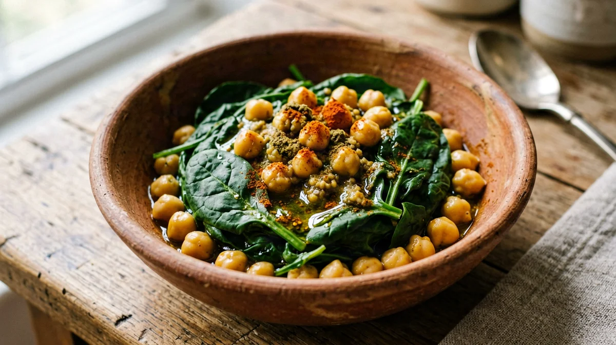 Ceci e spinaci alla sivigliana