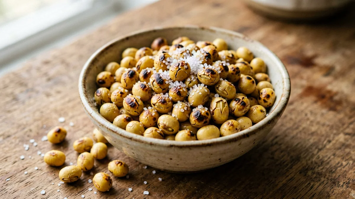 Fagioli di soia tostati al sale