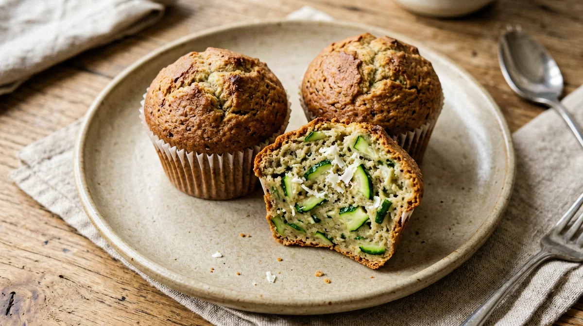 Mini muffin salati di zucchine e parmigiano