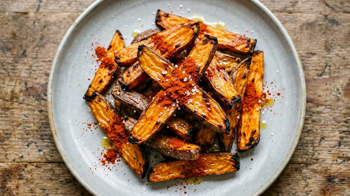 Baked paprika sweet potato fries