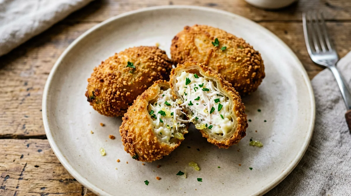 Crocchette di merluzzo e patate al forno