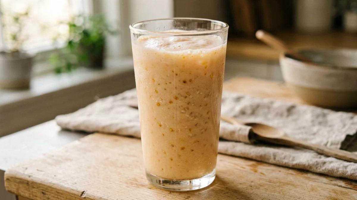 Apricot kefir smoothie