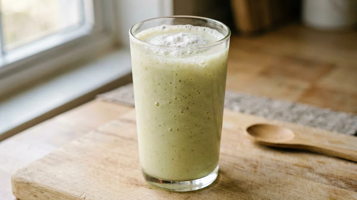 Frullato di pera e zenzero con kefir