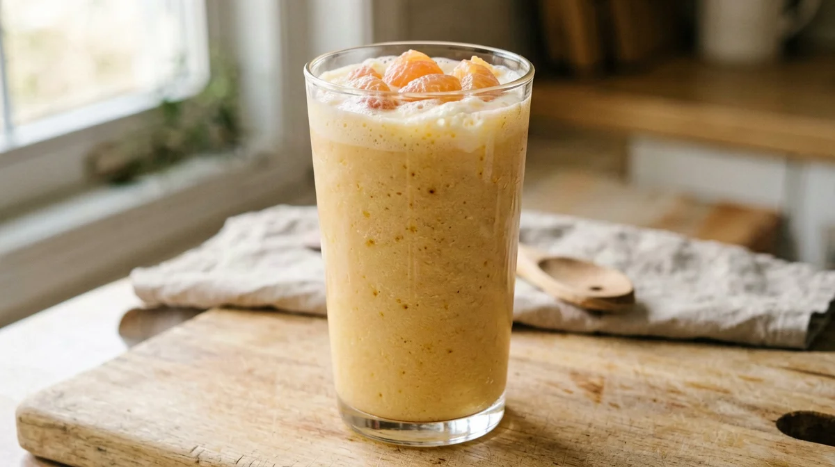 Frullato di clementine e skyr alla vaniglia
