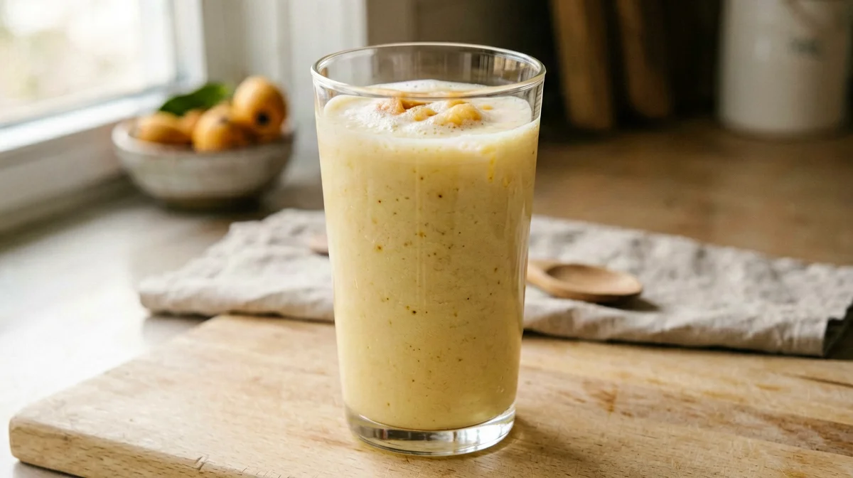 Frullato di nespole e yogurt
