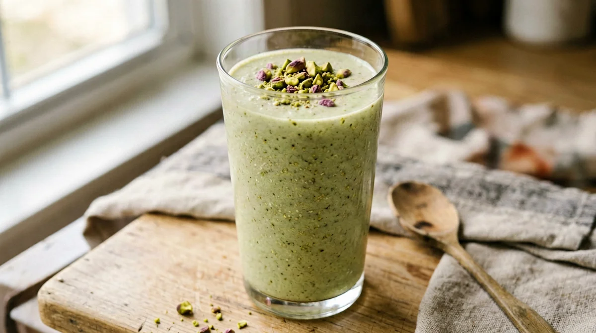 Shake al pistacchio e skyr