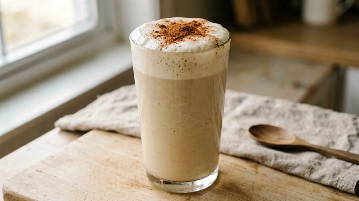 Almond butter cinnamon shake