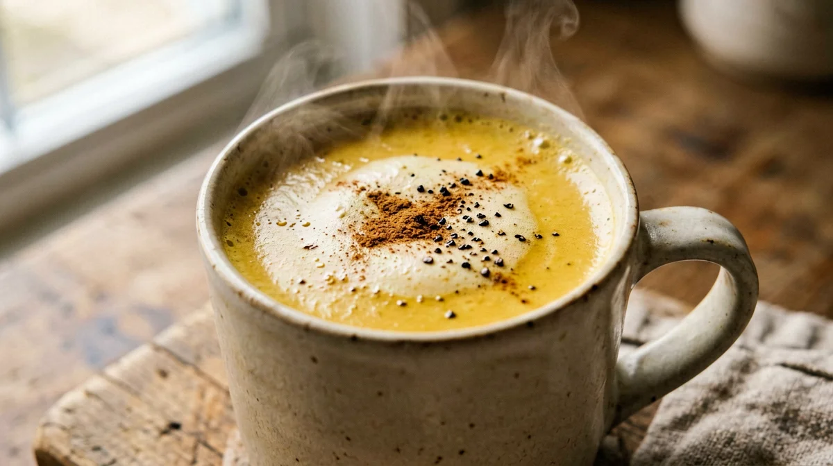 Latte d'oro alla curcuma e miele