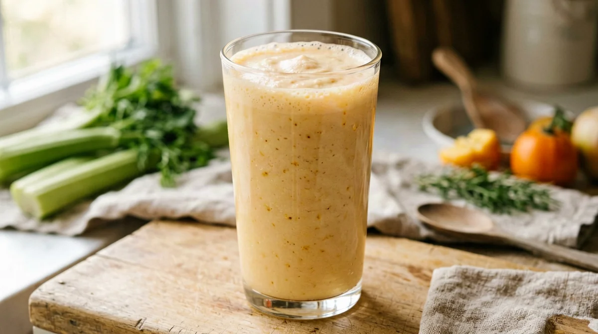 Frullato di finocchio, arancia e yogurt greco