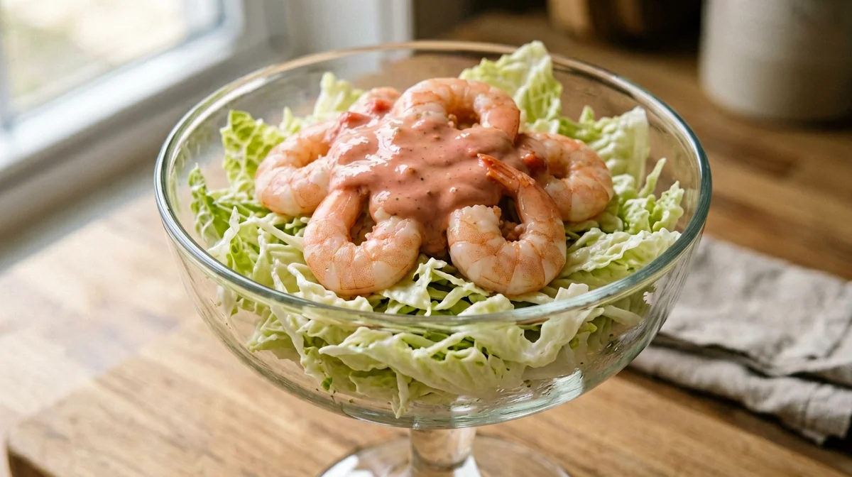 Light prawn cocktail with yogurt