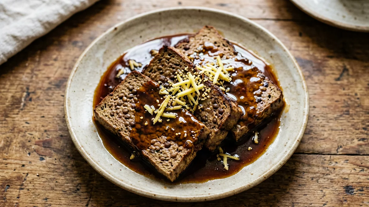 Tempeh glassato alla soia e zenzero