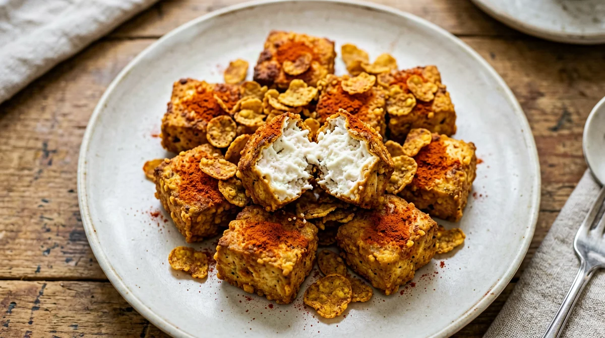 Nuggets di tofu croccanti al forno