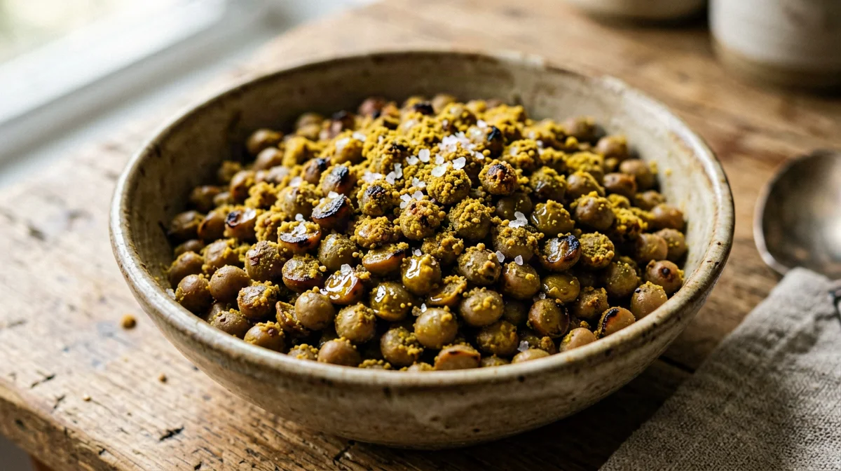 Lenticchie croccanti speziate al curry