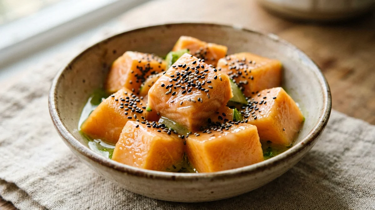 Coppetta di papaya con lime e semi di chia