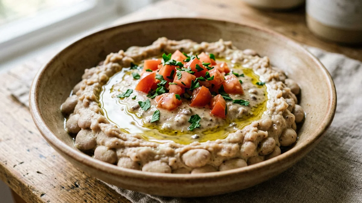Cumin ful medames with lemon and parsley