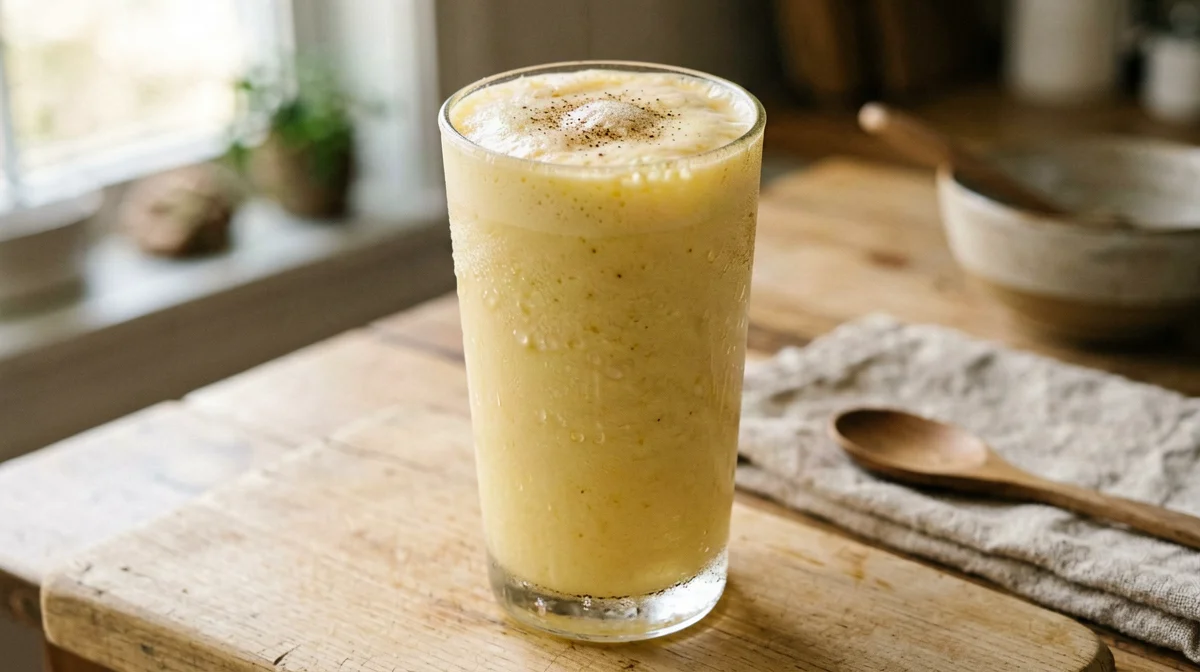 Lassi al mango con yogurt magro e cardamomo