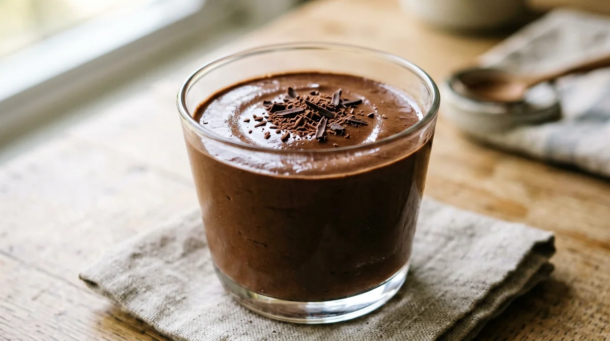Silken tofu espresso mousse