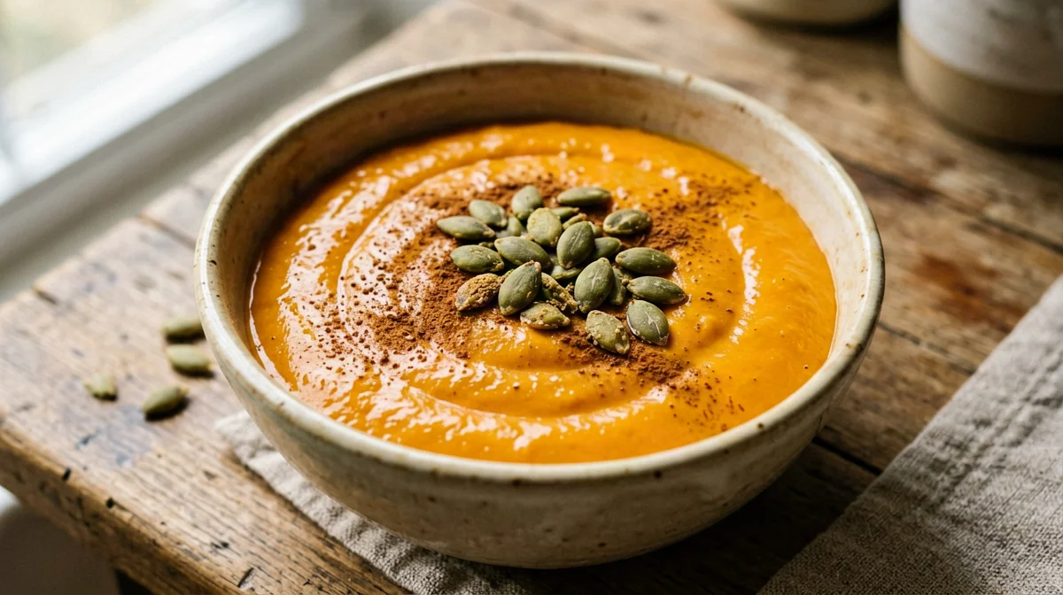Mousse di tofu setoso ai cachi e cannella