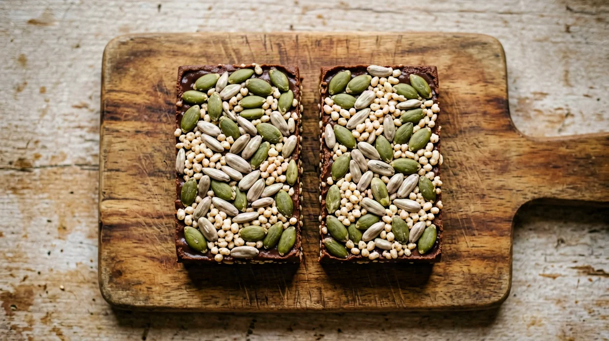 Pumpkin seed, sunflower seed and date bars