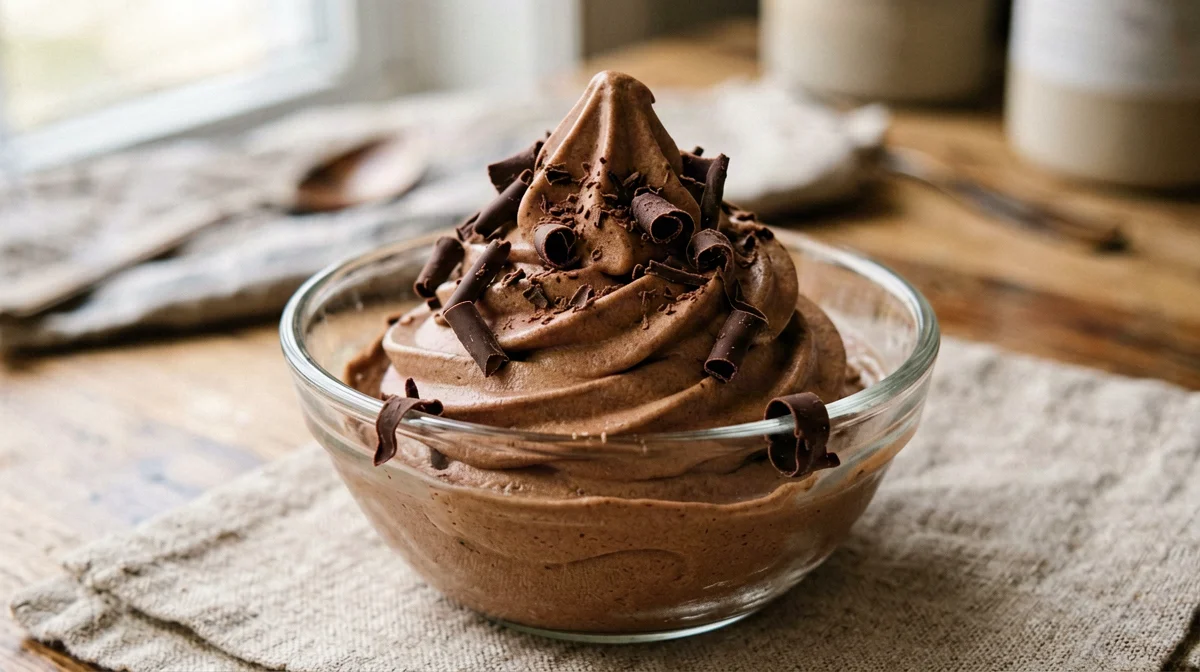 Banana cocoa protein nice cream