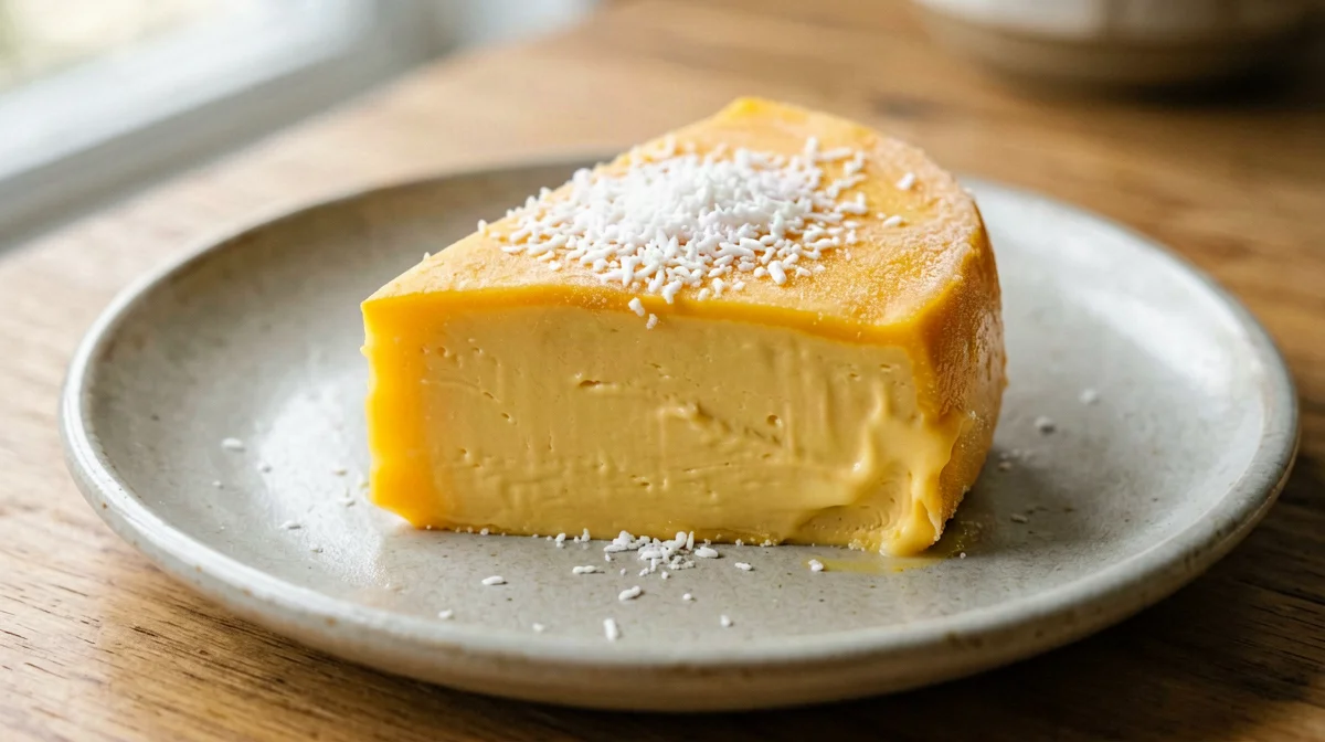 Semifreddo proteico al mango e cocco