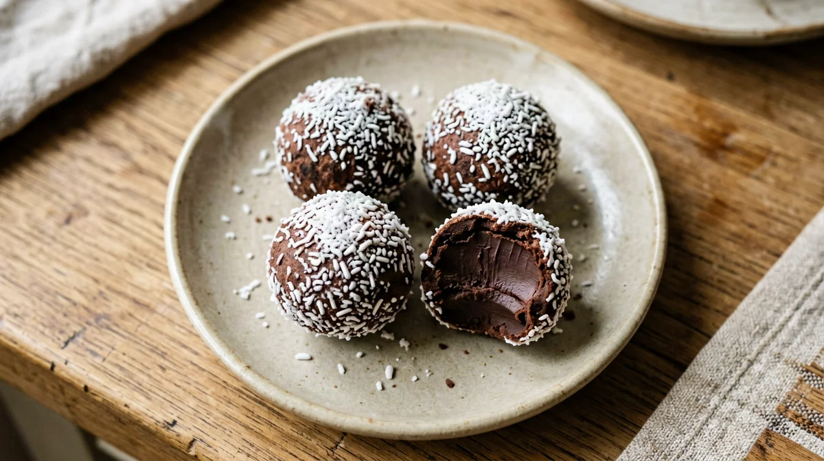 Palline proteiche al cacao e cocco