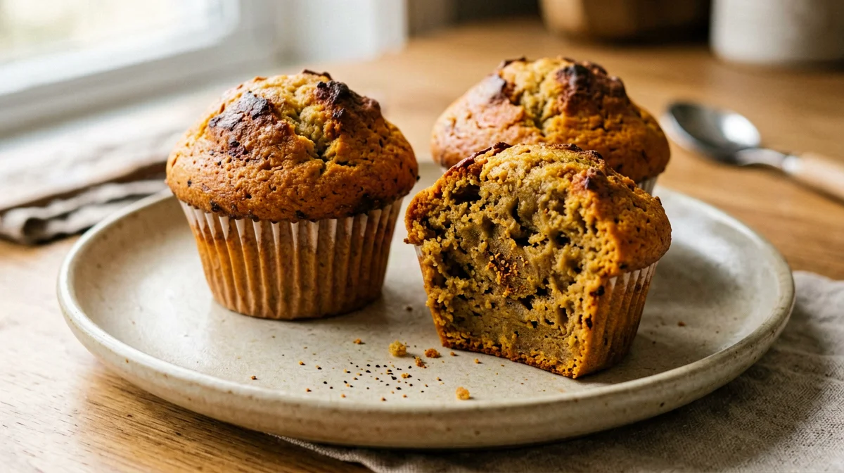 Muffin proteici alla zucca e cannella senza glutine