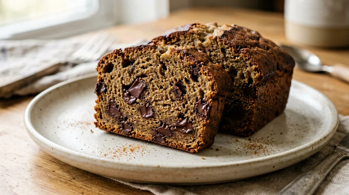 Banana bread proteico di riso e grano saraceno